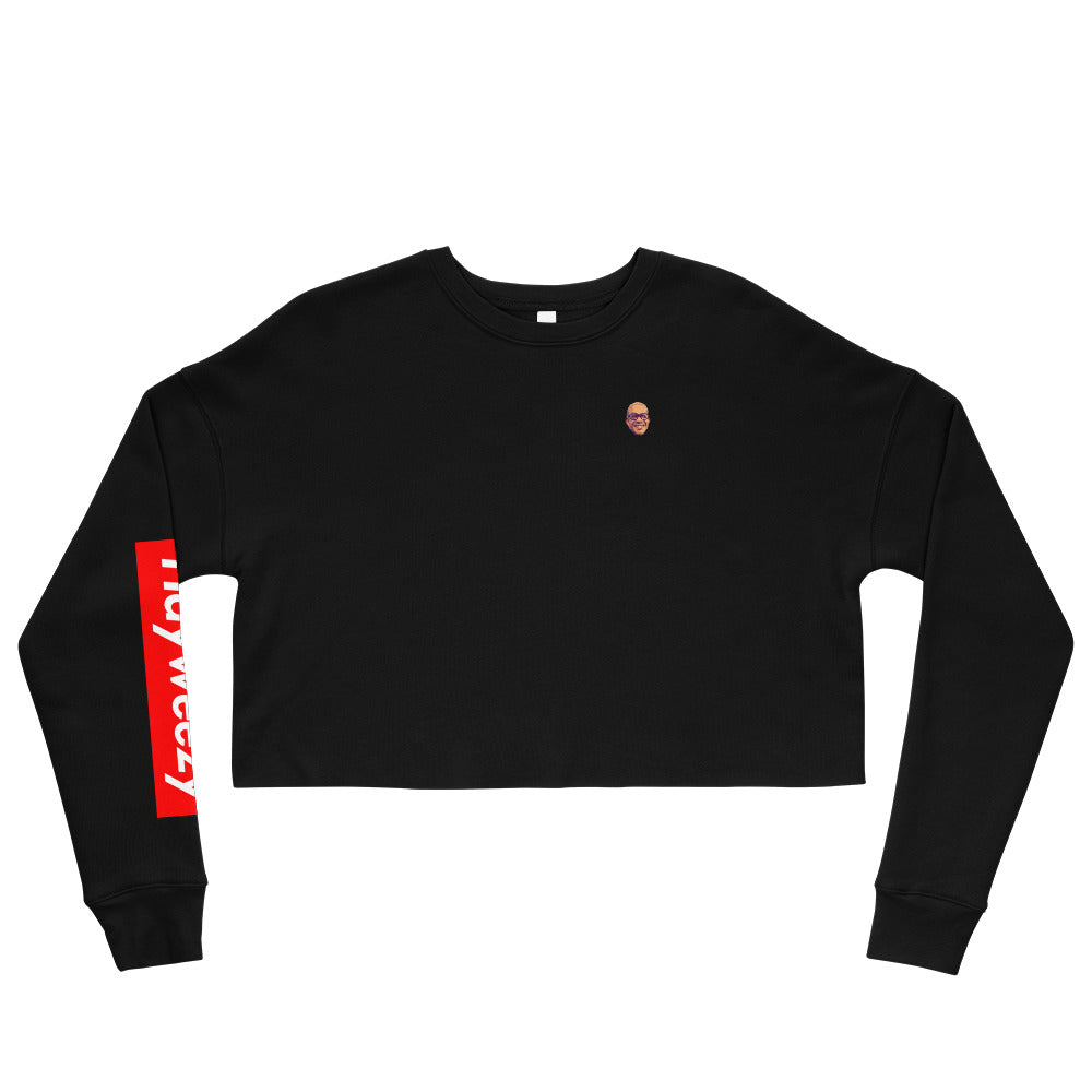 Hayweezy Crop Sweatshirt - Sleeve Logo